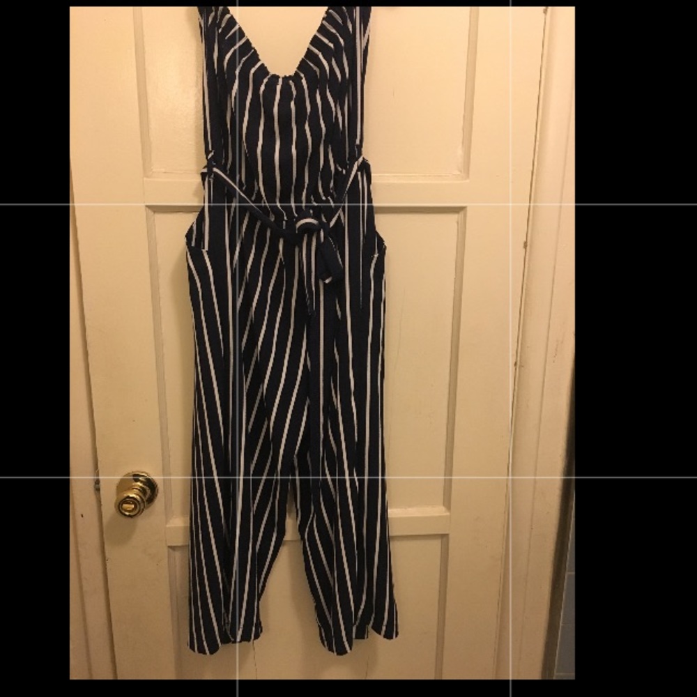 Striped  jumpsuit